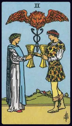 컵의 2 (Two of Cups)