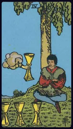 컵의 4 (Four of Cups)