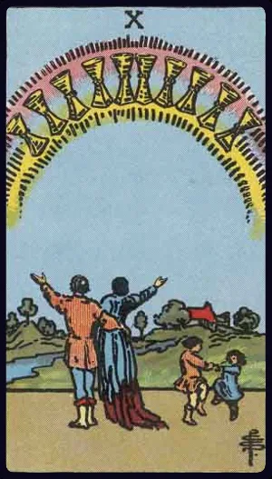 컵의 10 (Ten of Cups)