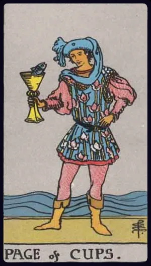컵의 페이지 (Page of Cups)