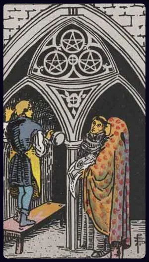 펜타클의 3 (Three of Pentacles)